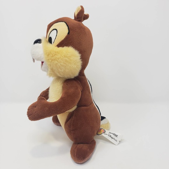 Disneyland Resort Walt Disney World Chip Plush 8" Stuffed Animal Toy Character - Picture 2 of 7